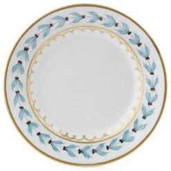 Scully & Scully Blue Leaf Bread & Butter Plate