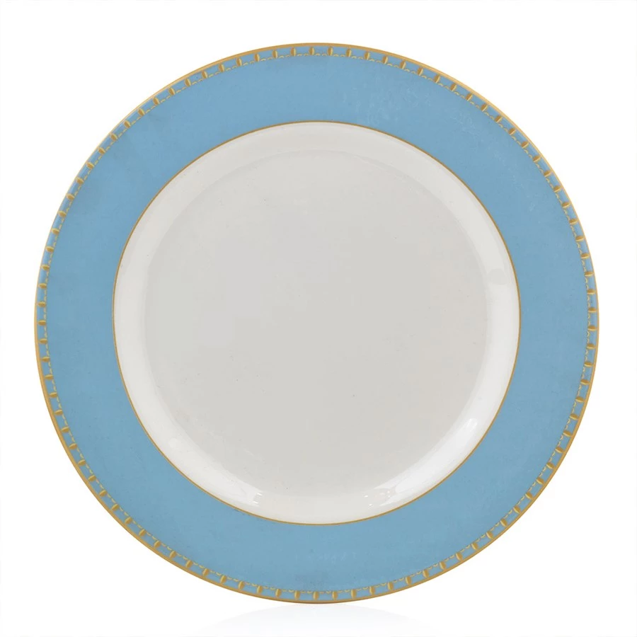 Scully & Scully Montgolfier Blue Dinner Plate 3 Scully & Scully Montgolfier Blue Dinner Plate