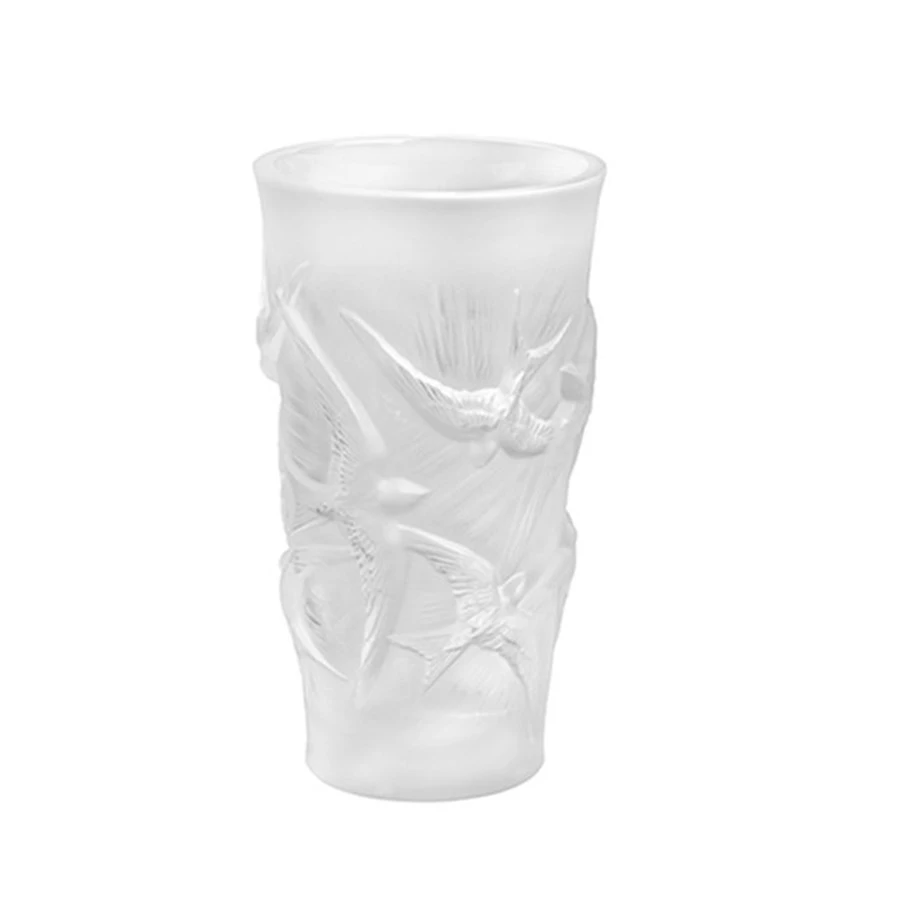 Lalique Hirondelles Small Vase 3 Lalique Hirondelles Small Vase