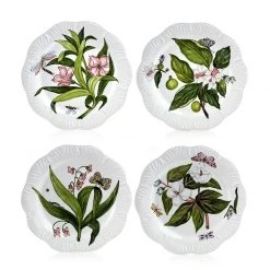 Scully & Scully Moda Flowers Salad Plates, Set Of 4