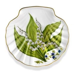 Scully & Scully Lily Of The Valley Scallop Shell