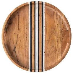 Juliska Stonewood Stripe Round Tray