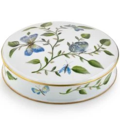 Scully & Scully Blue Butterfly Porcelain Box