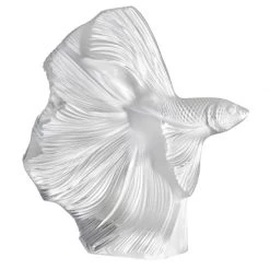 Lalique Fighting Fish Small Sculpture