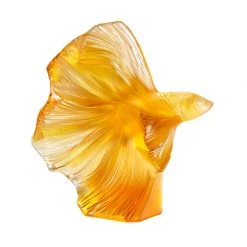 Lalique Fighting Fish Large Sculpture