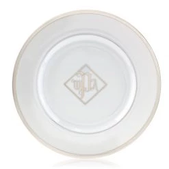 Pickard Signature Platinum Monogram Salad Plates