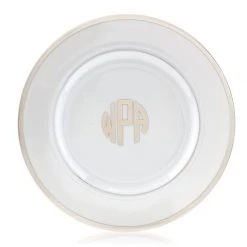 Pickard Signature Platinum Monogram Salad Plates -Tabletop Shop unnamed file 921