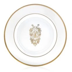 Pickard Signature Gold Monogram Salad Plates 8 Pickard Signature Gold Monogram Salad Plates -Tabletop Shop unnamed file 953