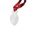 Lalique Pine Cone Christmas Ornament